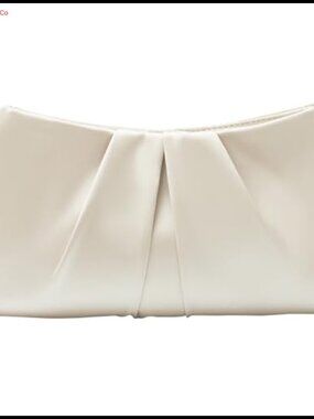Evening Clutch Satin Pearl Women's Formal Prom Wedding Handbag